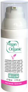 VEGAN & ORGANIC - SENSITIVE SKIN - MOISTURIZING PROTECTIVE SPF10 CREAM